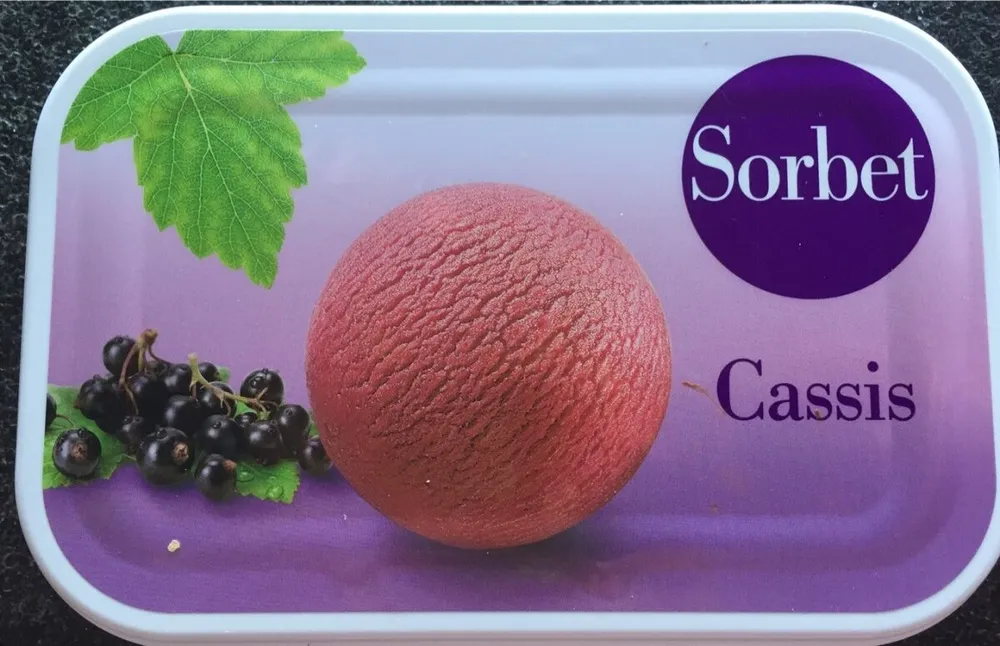 Sorbet cassis
