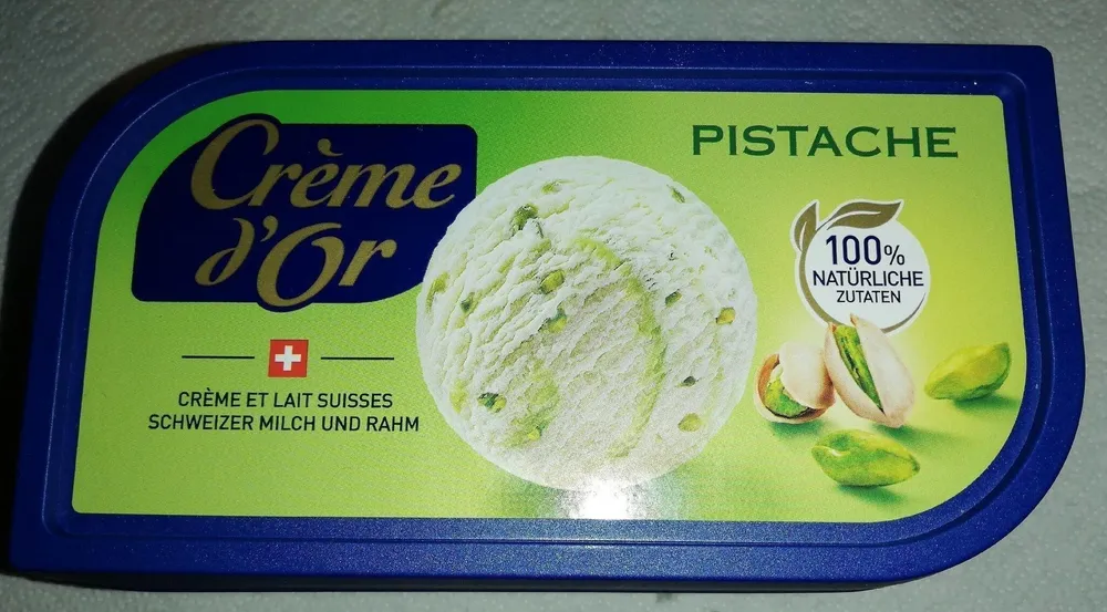 Crème d'or Pistache
