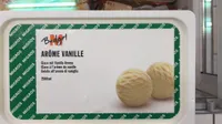 Glace a l'arome de vanille
