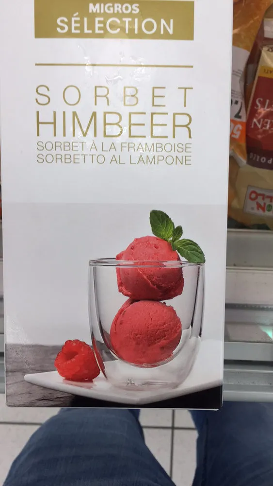 Sorbet à la framboise
