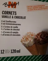 Cornets vanille & chocolat
