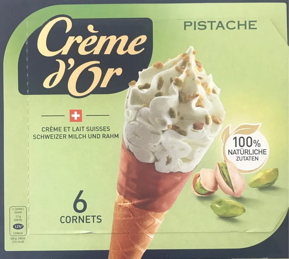 Creme d'or Pistache