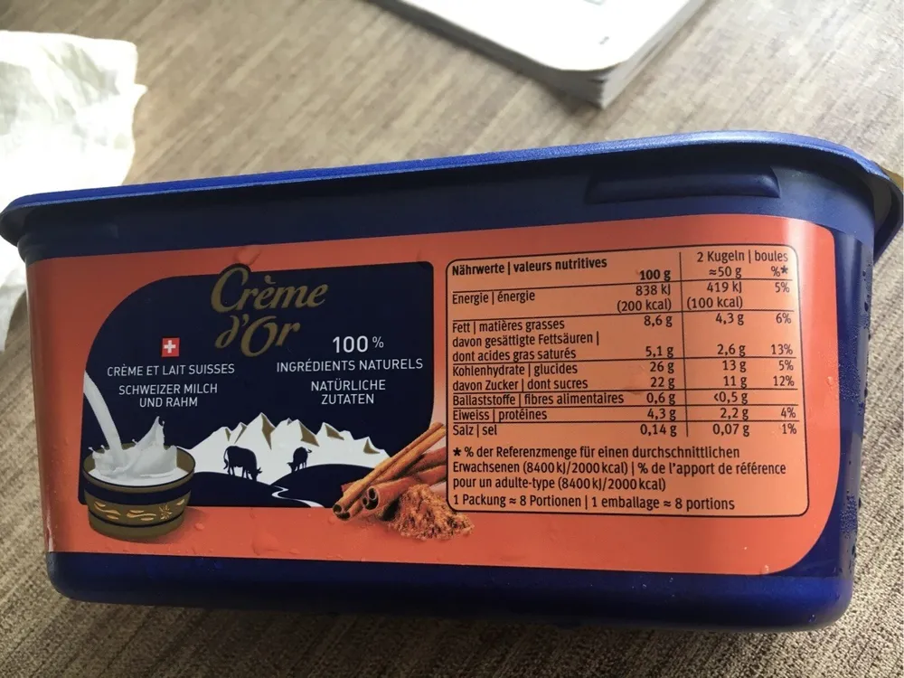 Crème d'or cannelle