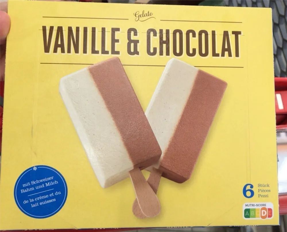Gelato Vanille Chocolat