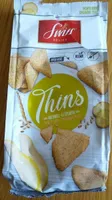 Thins à l'épautre gingembre poire
