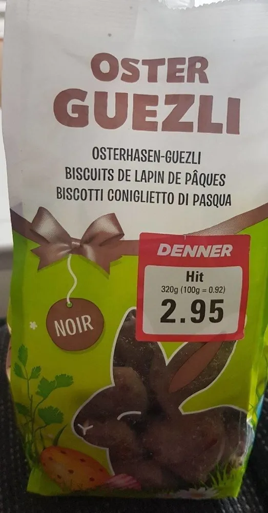 OSTER GUEZLI Biscuits de lapin de pâques