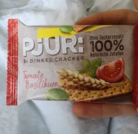Dinkel Cracker Tomate Basilikum