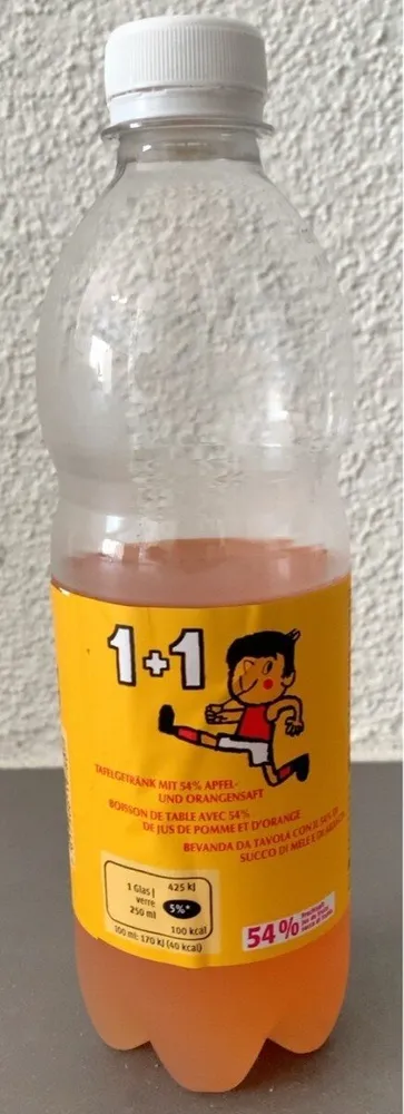 1+1 Tafelgetränk