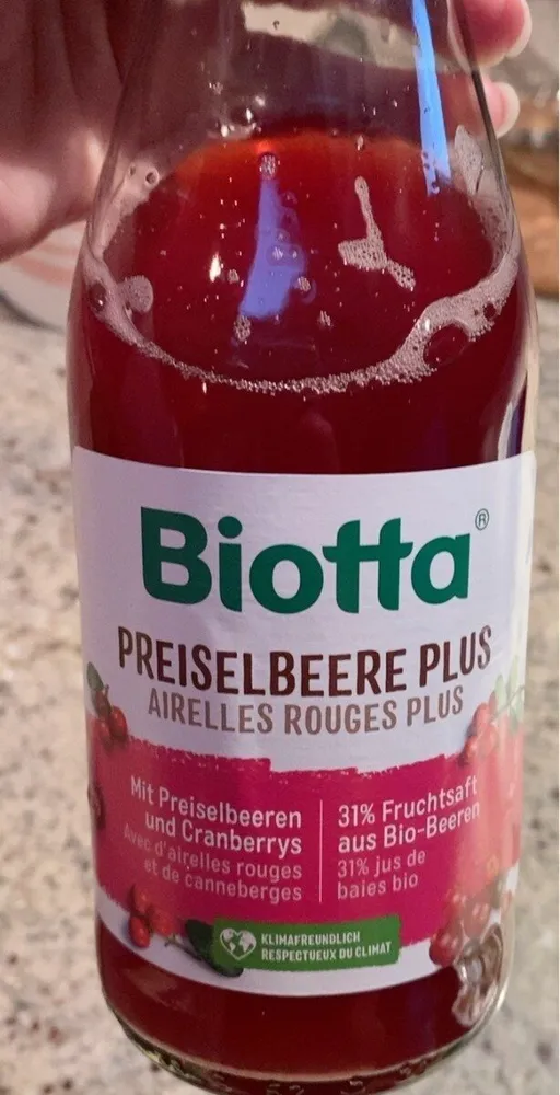Biotta Airelles rouges Plus