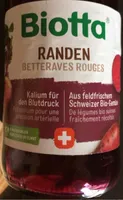 Jus betteraves rouges