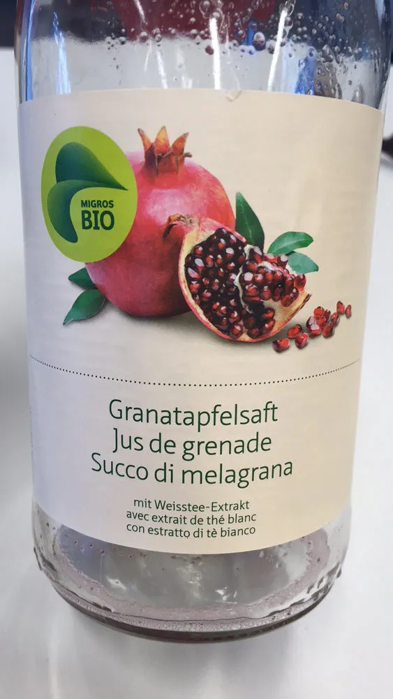 Jus de Grenade avec Extrait de Thé Blanc