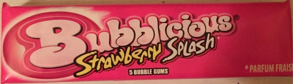 Bubblicious strawberry splash