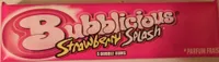 Bubblicious strawberry splash