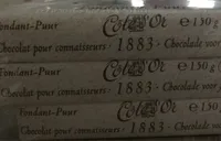Chocolat fondant pur