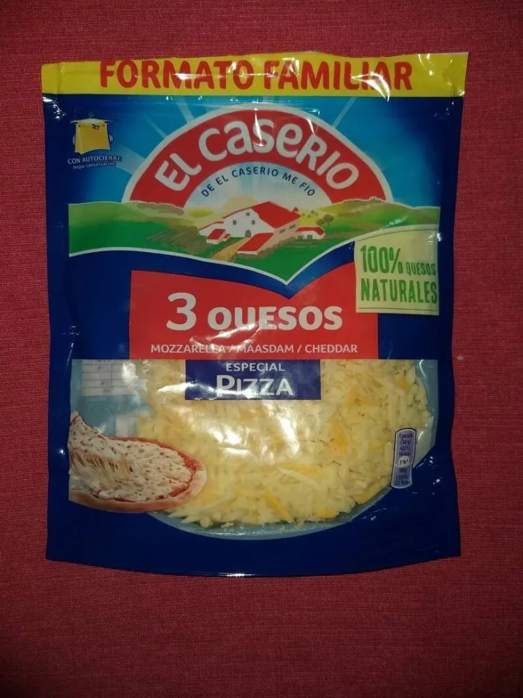 Queso para pizza 3 quesos