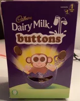 Cadbury dairy milk buttons easter egg
