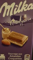 Chocolat fourrage aux amandes croquantes