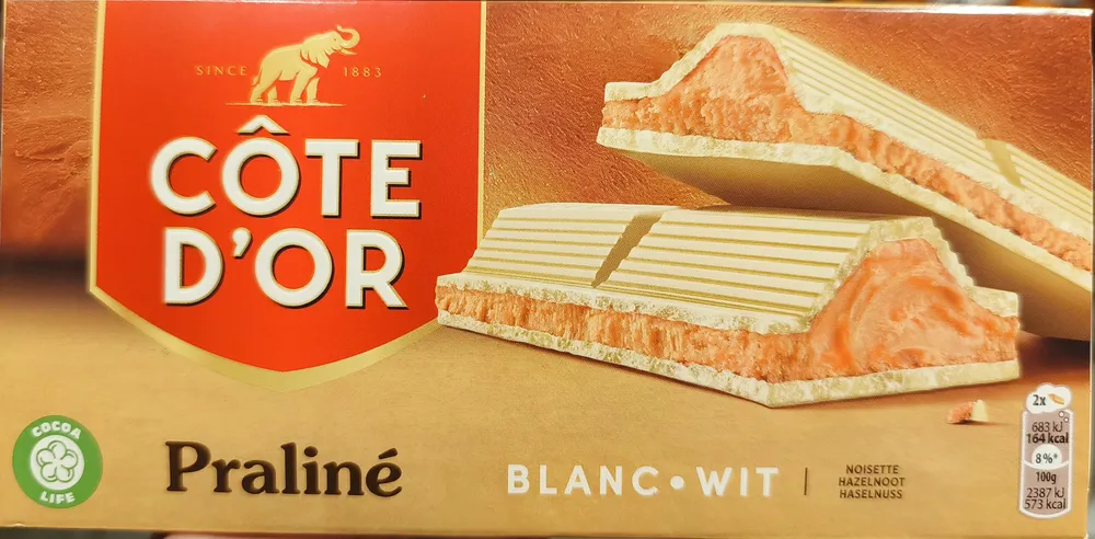 Praliné blanc
