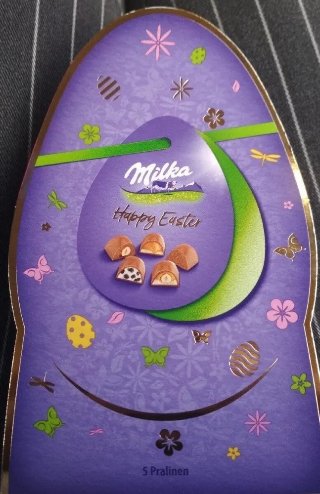 Happy Easter, 5 Pralinen