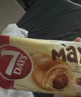 Croissant with cocoa flavoured filling