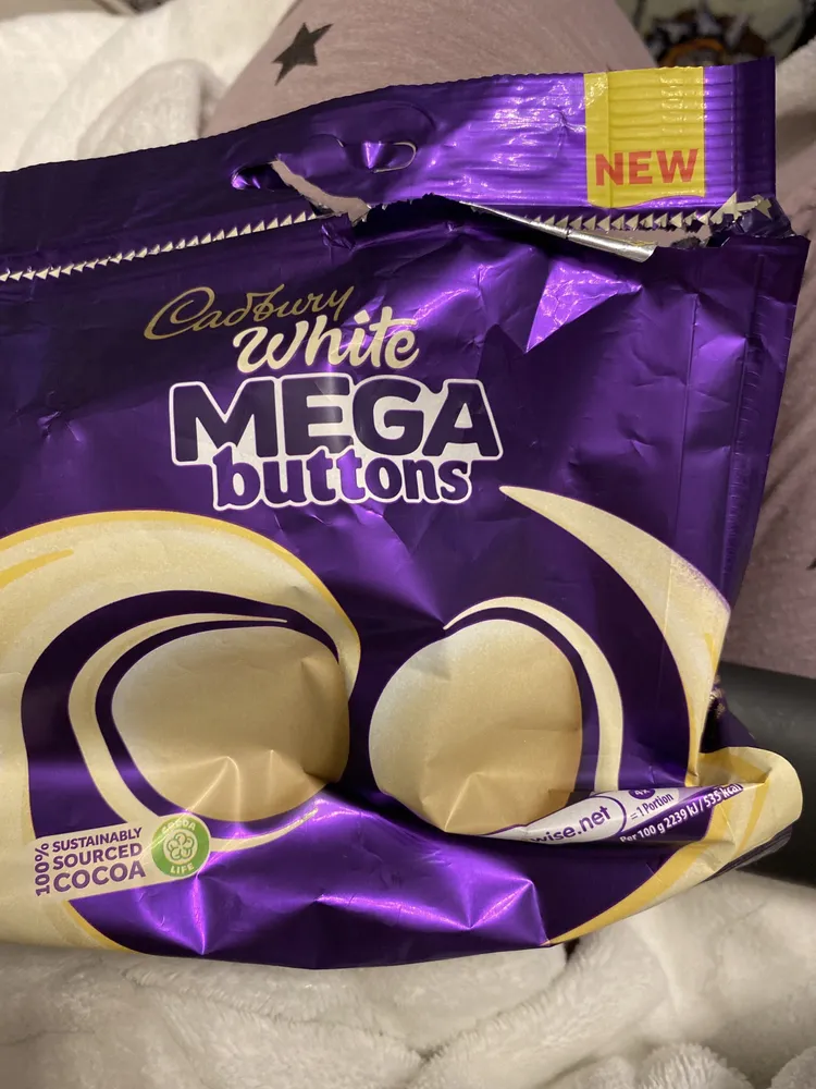 White Mega Buttons