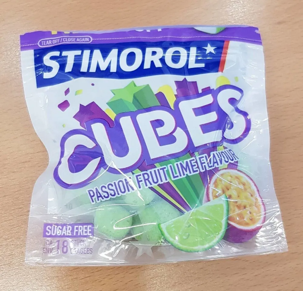 Cubes Passion Fruits Lime Flavour