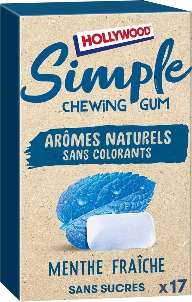 Simple chewing-gum menthe fraîche