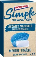 Simple chewing-gum menthe fraîche