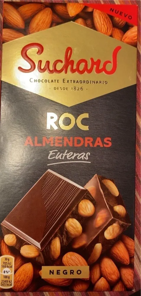 Roc chocolate negro almendras enteras