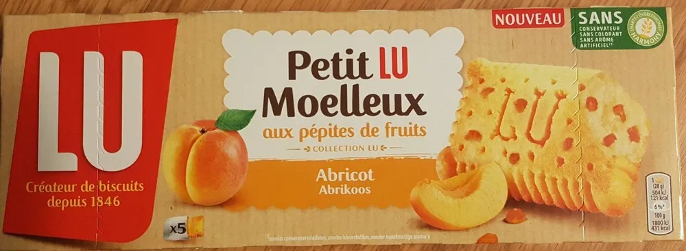Petit Lu Moelleux aux pépites de fruits Abricot