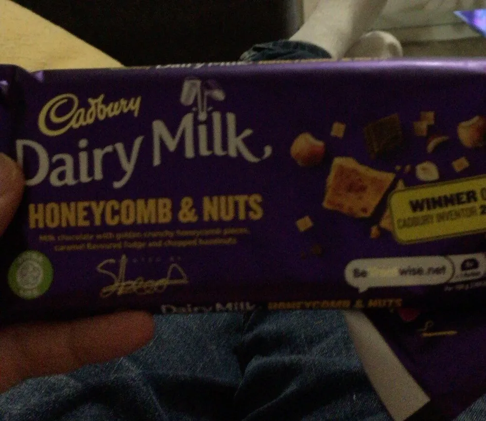 Dairy milk honeycomb & nuts
