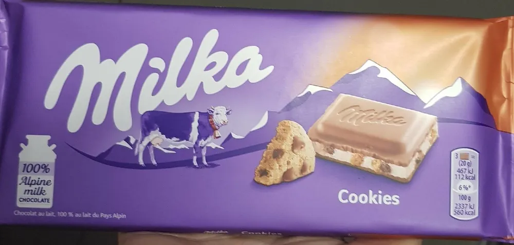 Milka cookies