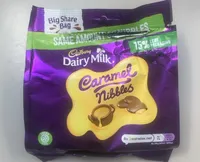 Dairy milk caramel nibbles