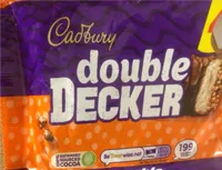 Cadbury double DECKER 4BARS SOURCED COCOA Berat wi
