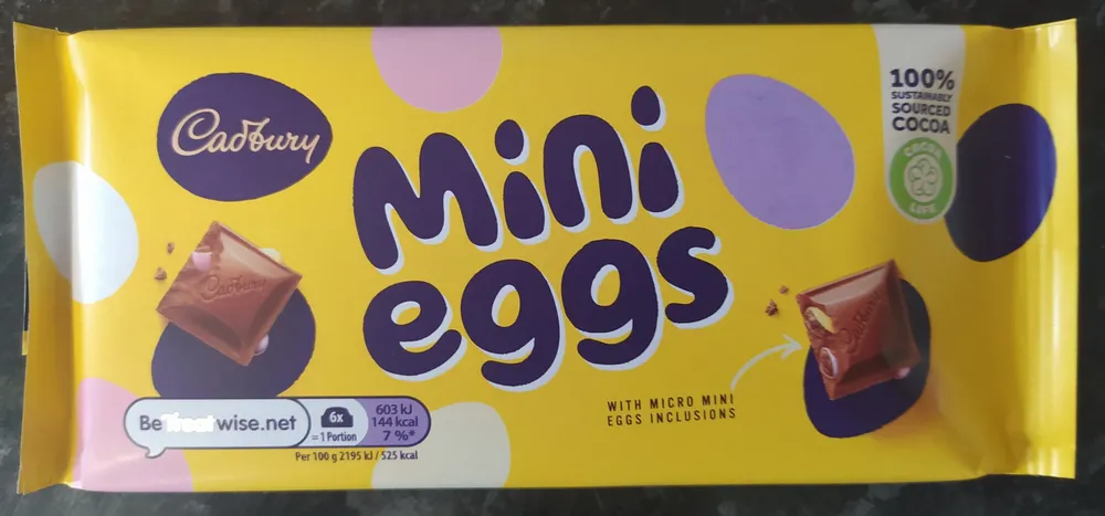 Mini Eggs Chocolate Bar