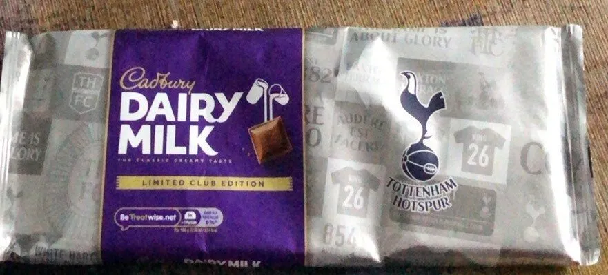 Dairy milk tottenham hotspur