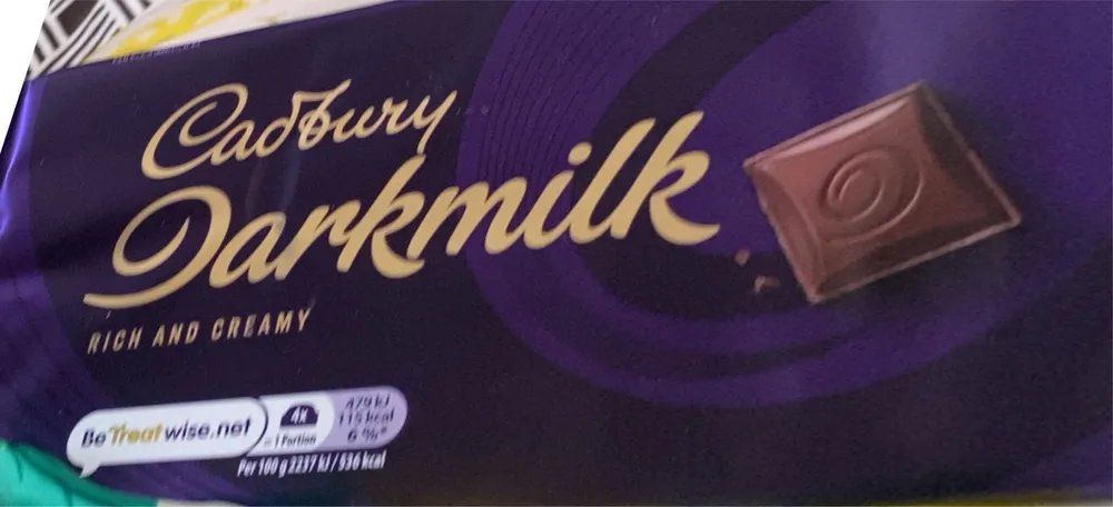Dark milk choc