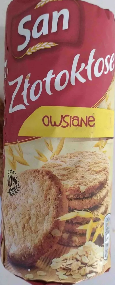 Złotokłose ciastka owsiane