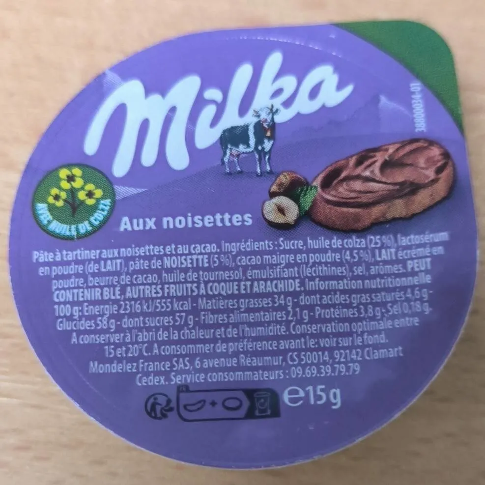 Milka 15G pâte a tartiner