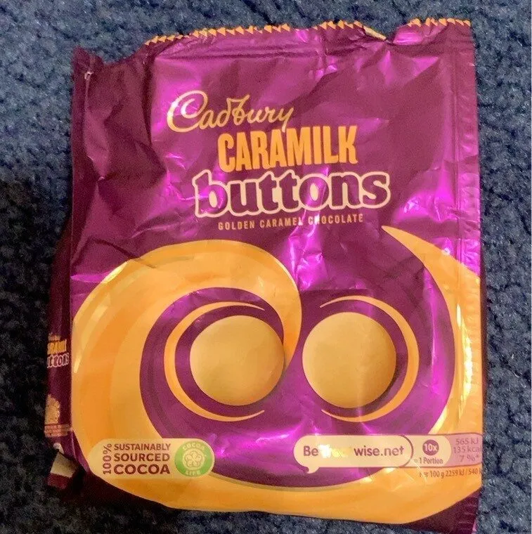 Caramilk buttons