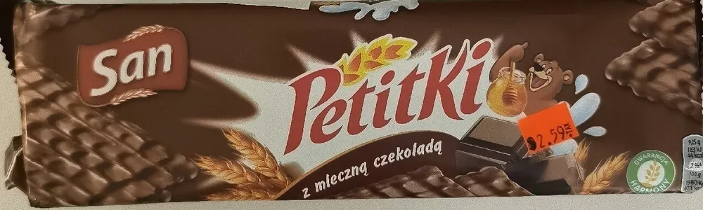 Petitki z mleczną czekoladą