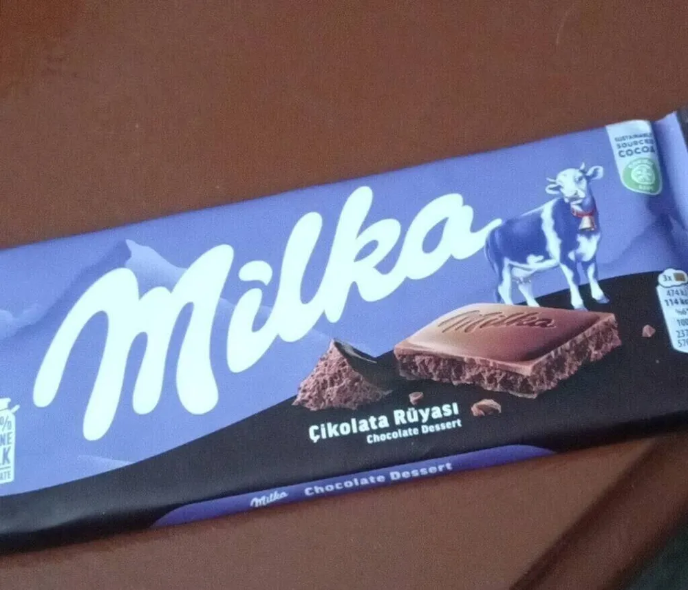 100% ALPINE MILK Milka SUSTAINABLY SOURCED COCOA 4