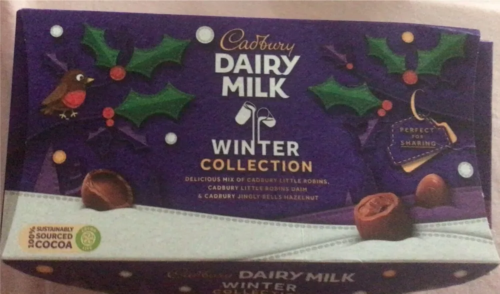 Cadbury dairy milk winter collection