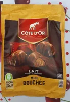 Mini bouchée lait noisette et amande