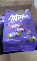 Milka mix 51 piezas Strawberry, Alpine Milk, hazelnut