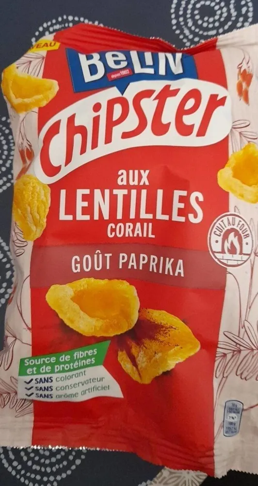 Chipster aux lentilles corail