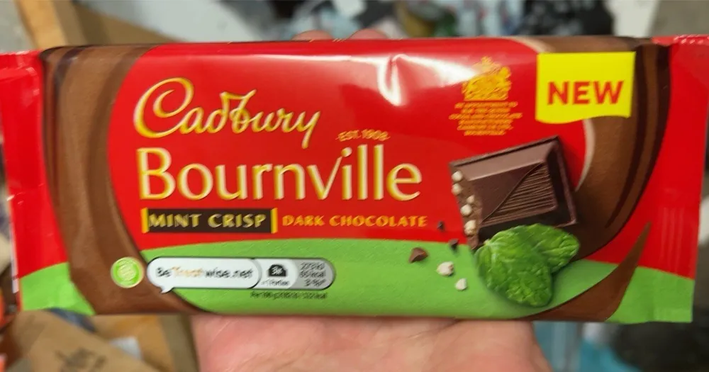 Bournville mint crisp