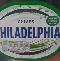 Medium fat soft cheese with chives