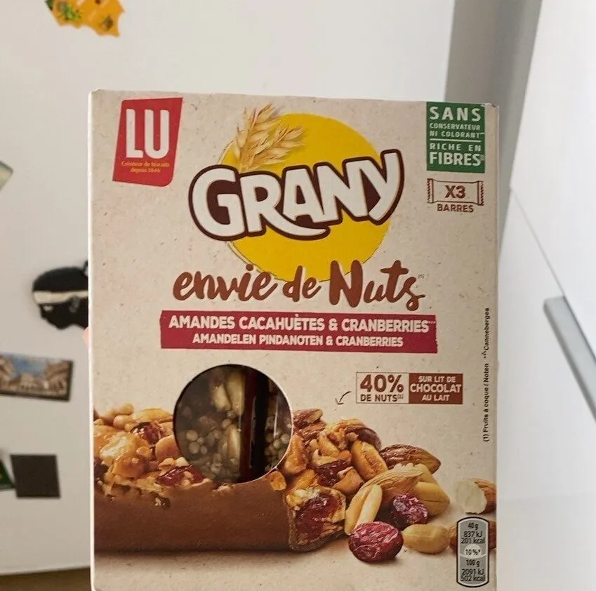 Grany envie de nuts cranberries