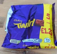 Cadbury Twirl 5 x Bars
